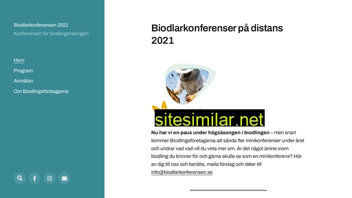 Biodlarkonferensen similar sites