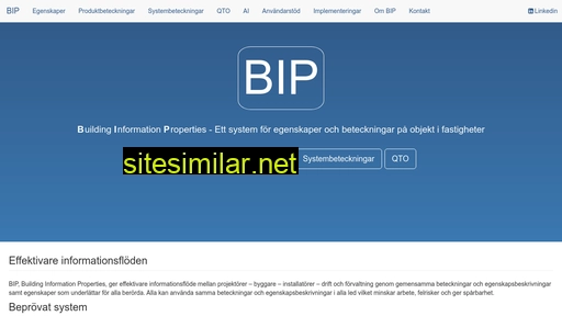 bipkoder.se alternative sites