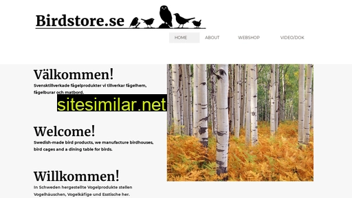 birdstore.se alternative sites
