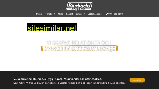 bjurbacks-bygg.se alternative sites