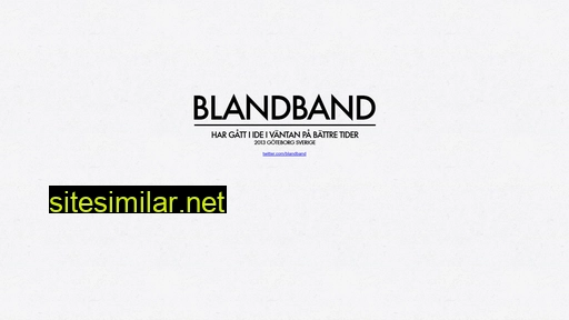 blandband.se alternative sites