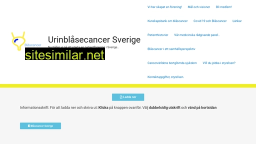 blascancerforbundet.se alternative sites
