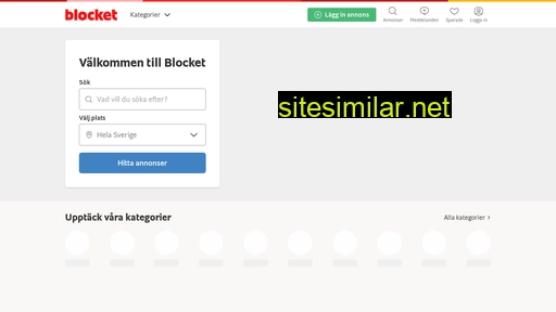 Blocket similar sites