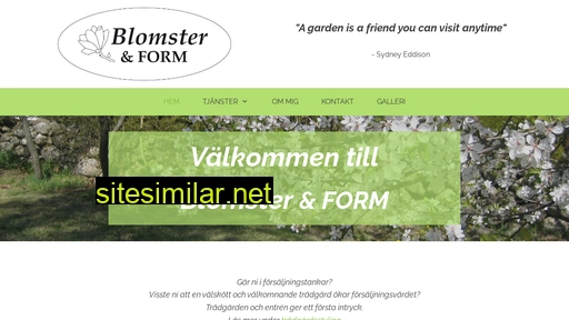 Blomsterochform similar sites