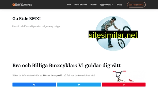 bmxbutiken.se alternative sites
