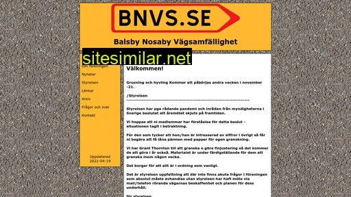 bnvs.se alternative sites