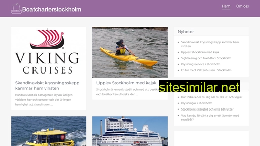 boatcharterstockholm.se alternative sites
