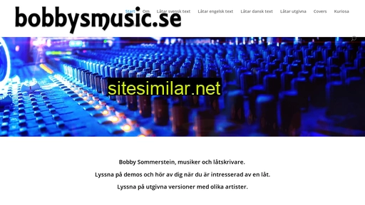 bobbysmusic.se alternative sites