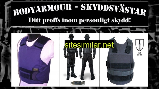 bodyarmour-skyddsvastar.se alternative sites