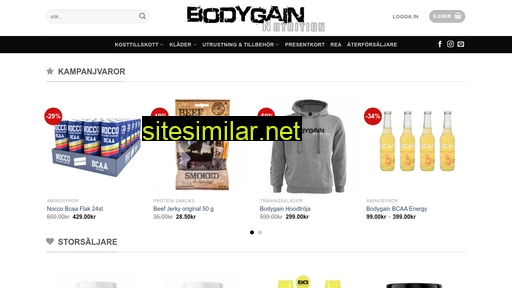 bodygain.se alternative sites