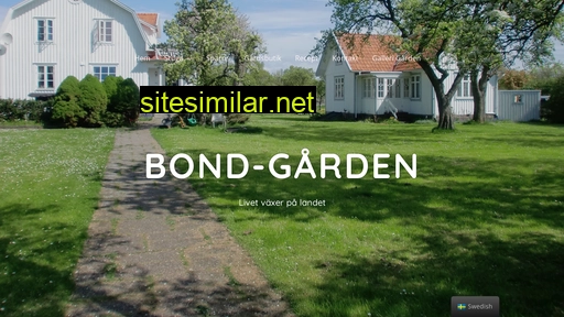 Bond-garden similar sites