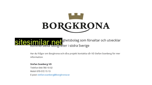 borgkrona.se alternative sites