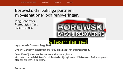 borowskibygg.se alternative sites
