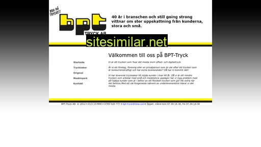 bpt-tryck.se alternative sites