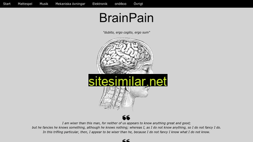 brainpain.se alternative sites