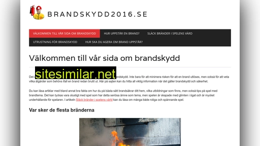 Brandskydd2016 similar sites