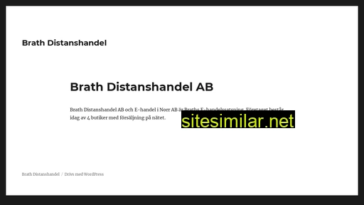 brathdistanshandel.se alternative sites