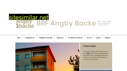 brfangbybacke.se alternative sites