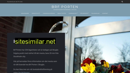 brfporten-skogas.se alternative sites