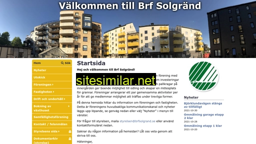 brfsolgrand.se alternative sites