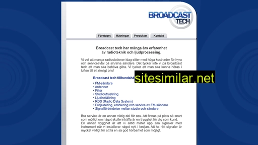 broadcasttech.se alternative sites