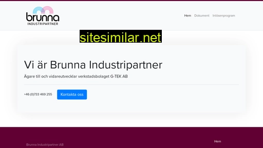 brunnaindustripartner.se alternative sites