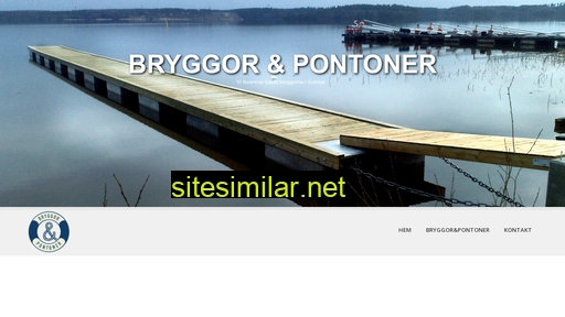 bryggorochpontoner.se alternative sites