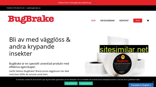 bugbrake.se alternative sites