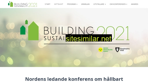 buildingsustainability2021.se alternative sites