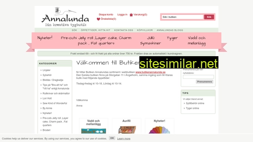 butikenannalunda.se alternative sites