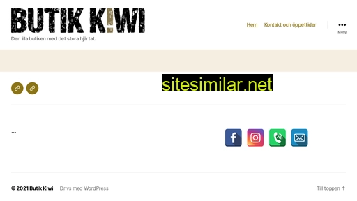 butikkiwi.se alternative sites