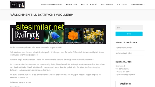 byatryck.se alternative sites