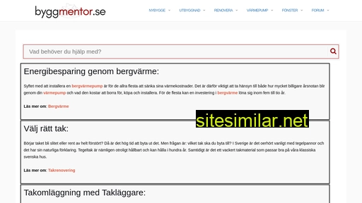 byggmentor.se alternative sites