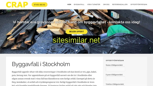 byggavfallstockholm.se alternative sites