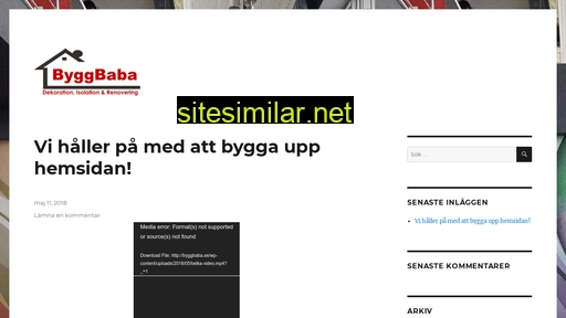 byggbaba.se alternative sites