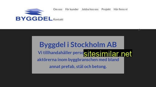 byggdel.se alternative sites