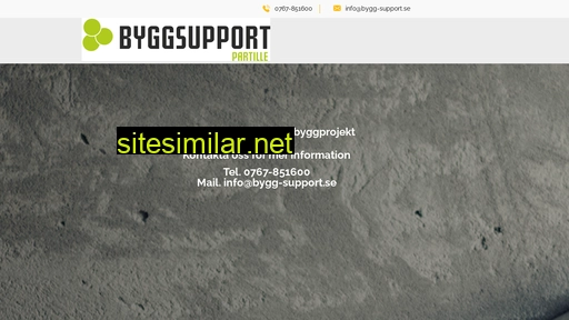 bygg-support.se alternative sites