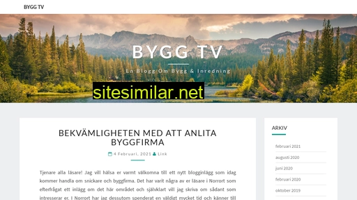 Byggtv similar sites
