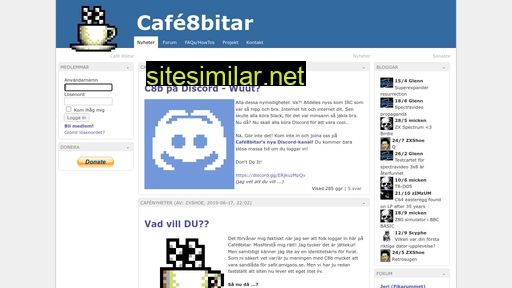 cafe8bitar.se alternative sites