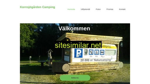 camping-kornsjoegarden.se alternative sites