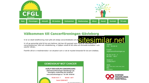 cancerforeningen.se alternative sites