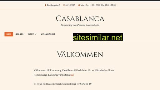 Casablancahassleholm similar sites