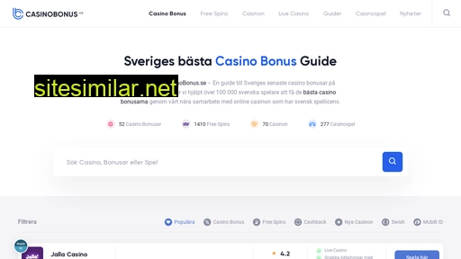 casinobonus.se alternative sites