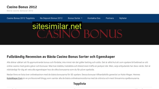 casinobonus2012.se alternative sites