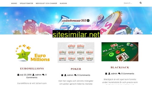 casinobonusar365.se alternative sites