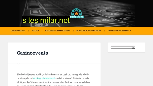casinoevents.se alternative sites