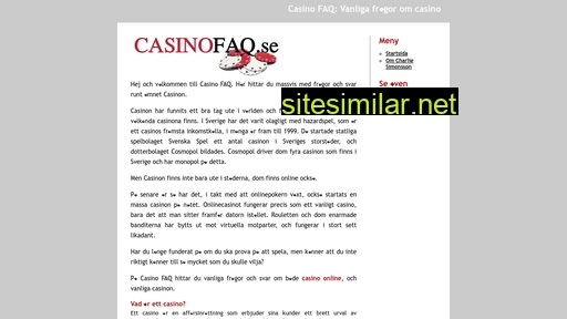 casinofaq.se alternative sites