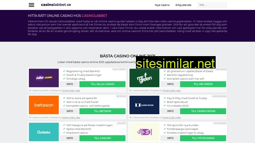 casinolabbet.se alternative sites
