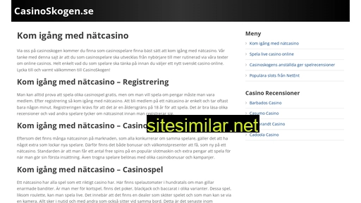 casinoskogen.se alternative sites