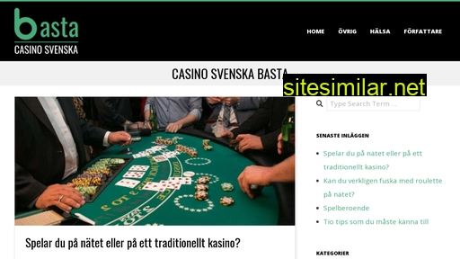 casinosvenskabasta.se alternative sites